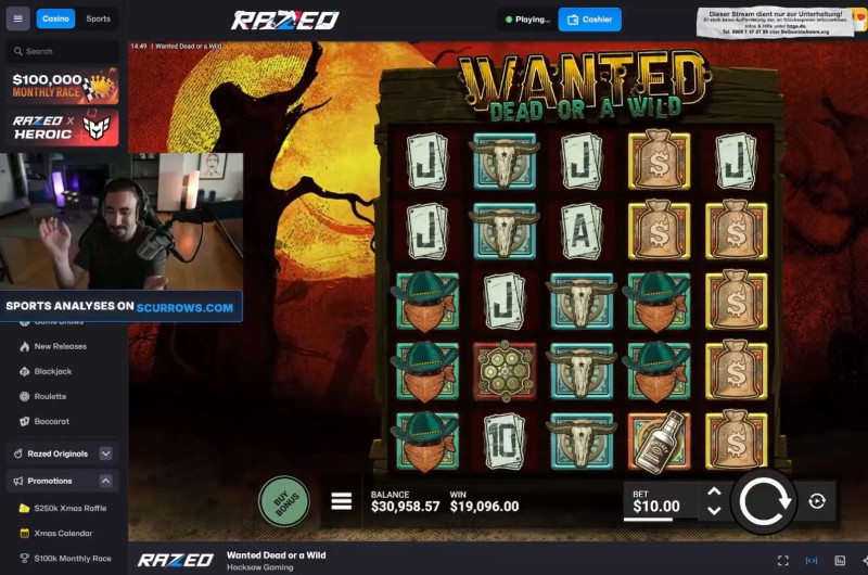 Scurrows 19K Wanted Win